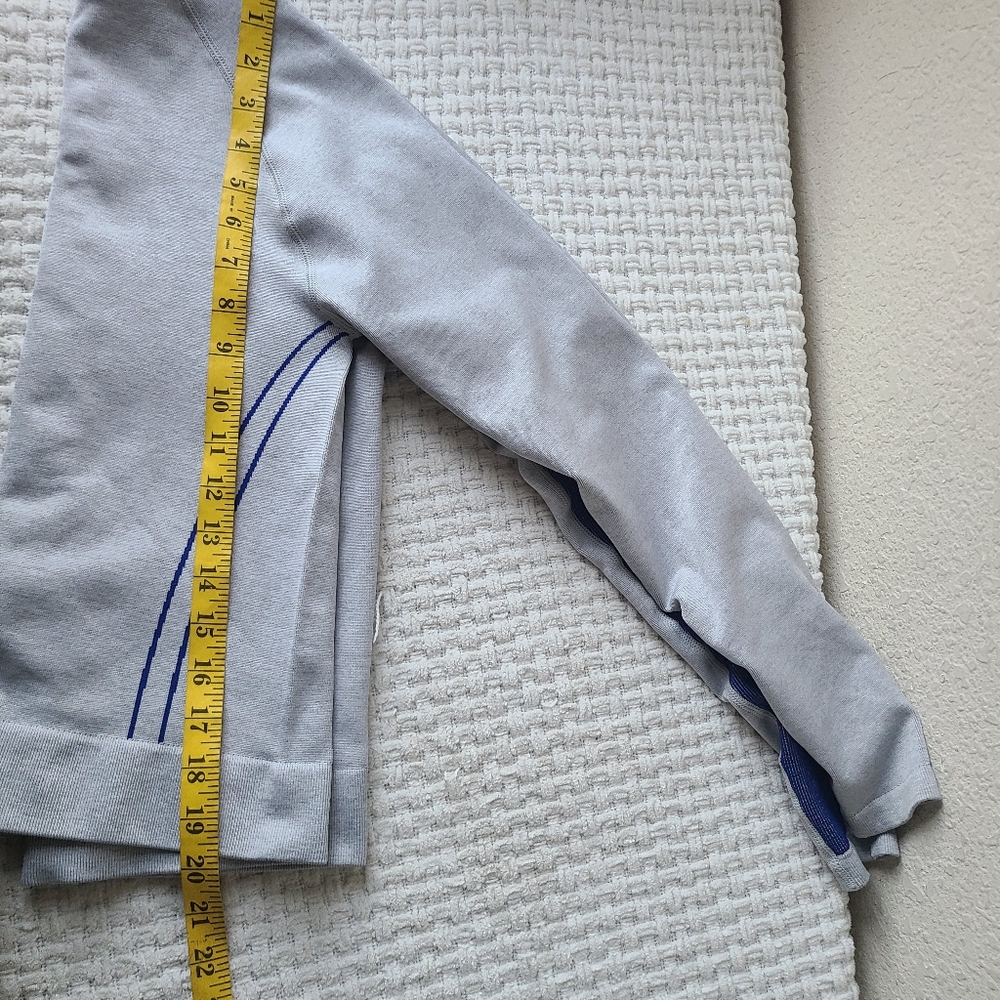 Fabletics Gray Winnie Seamless Panel Track Jacket… - image 9